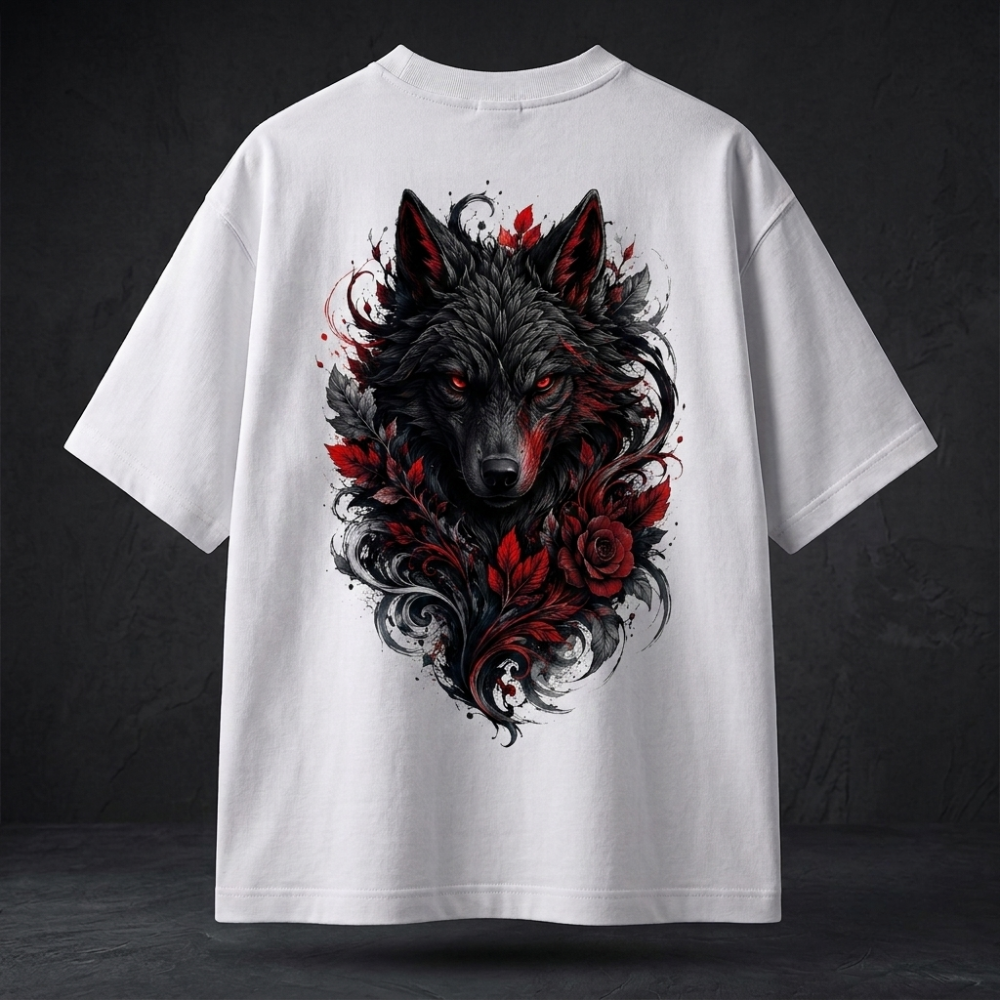 Shadow Wolf Oversized T-Shirt