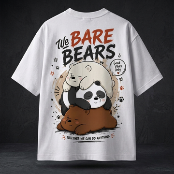 We Bare Bears Oversized T-Shirt