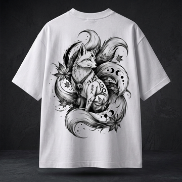 Celestial Kitsune Oversized T-Shirt
