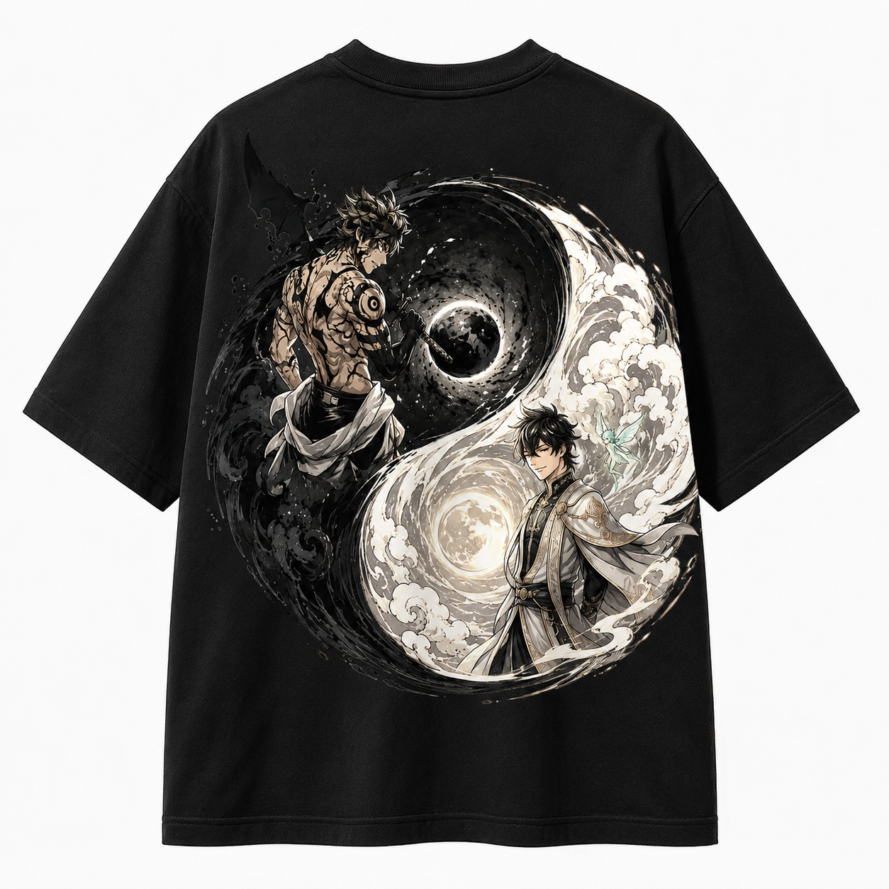 Yin Yang Warriors Oversized T-Shirt