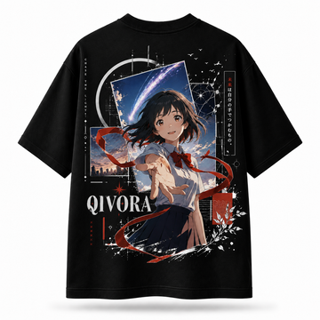 Anime Sky Dreams Oversized T-Shirt